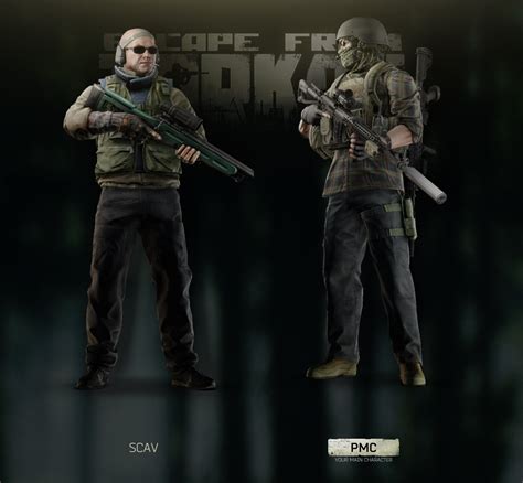 SCAV wear a green pant and "civilian" upper clothing. . Pmc tarkov meaning
